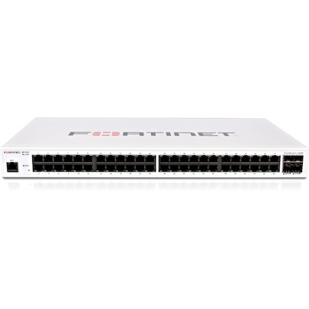 Fortinet FortiSwitch D FS-248D 48 Ports Manageable Ethernet Switch - Gigabit Ethernet - 1000Base-T, 1000Base-LX, 1000Base-SX