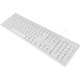 Macally White 104 Key Full Size USB Keyboard for Mac