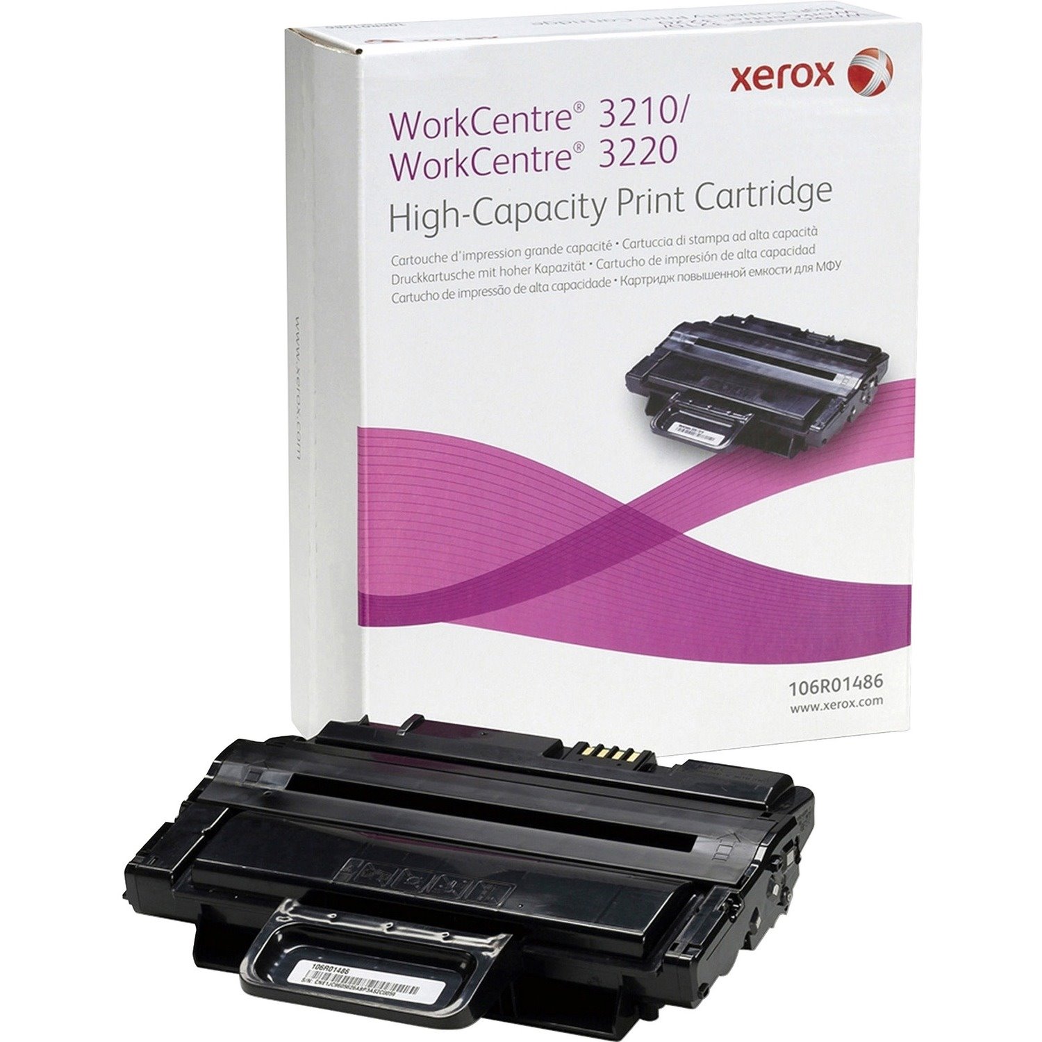 Xerox 106R01486 Original Laser Toner Cartridge - Black Pack