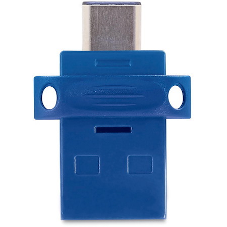 32GB Store 'n' Go Dual USB 3.0 Flash Drive for USB-C&trade; Devices - Blue