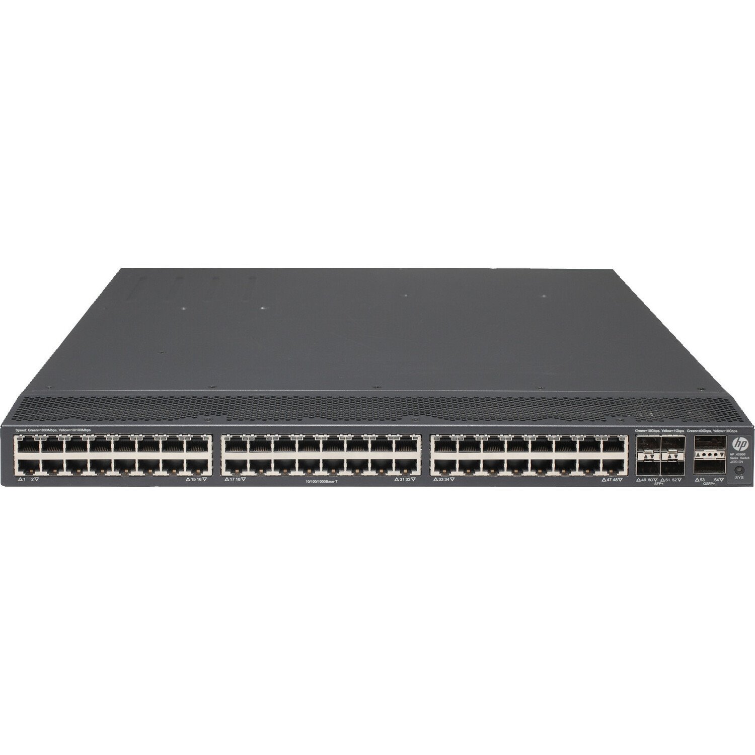 HPE 5900AF-48G-4XG-2QSFP+ 48 Ports Manageable Layer 3 Switch - 10/100/1000Base-T