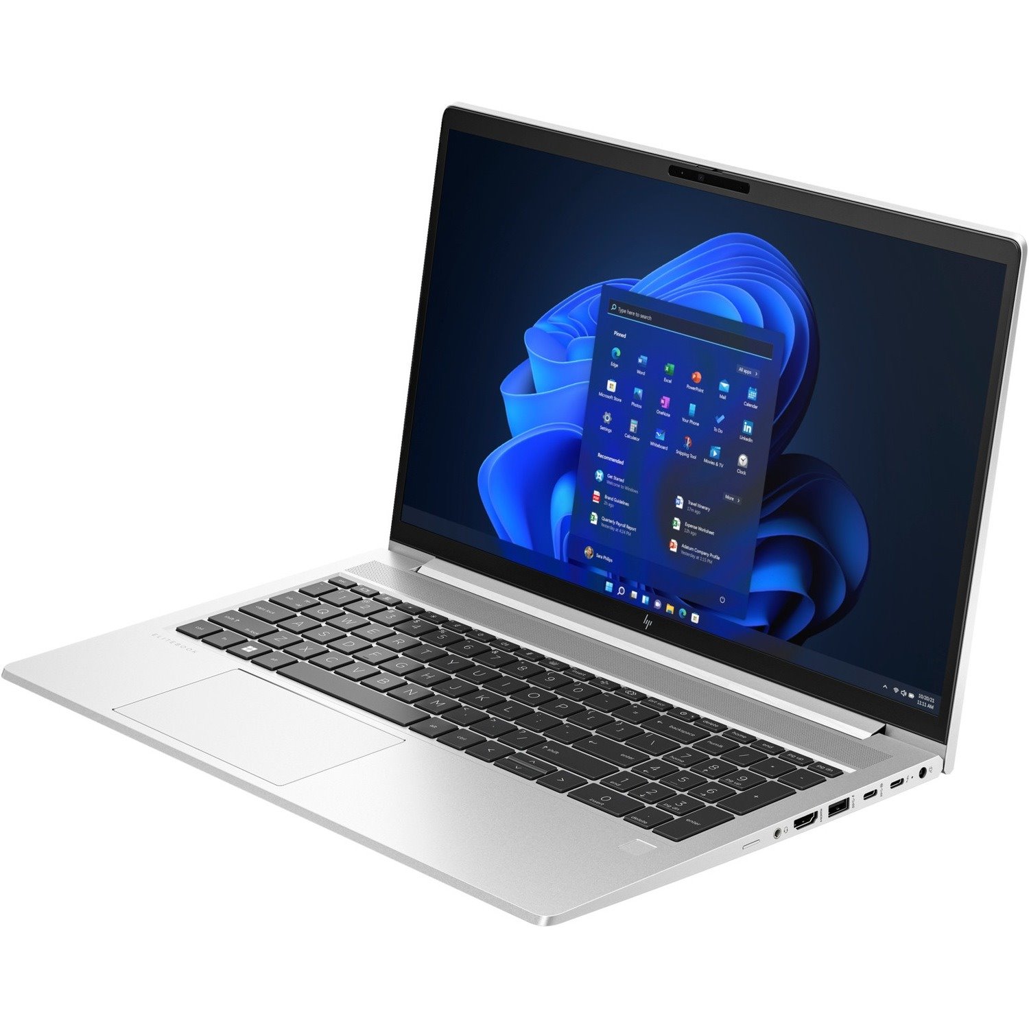 HP EliteBook 650 G10 39.6 cm (15.6") Notebook - Full HD - Intel Core i5 13th Gen i5-1335U - 16 GB - 512 GB SSD - Pike Silver Aluminum