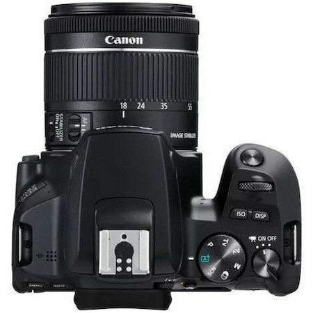 Canon EOS 250D 24.1 Megapixel Digital SLR Camera with Lens - 18 mm - 55 mm - Black, Silver