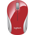 Logitech Wireless Mini Mouse M187 Ultra Portable, 2.4 GHz with USB Receiver, 1000 DPI Optical Tracking, 3-Buttons, PC / Mac / Laptop - Blossom