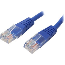 StarTech.com 8 ft Blue Molded Cat5e UTP Patch Cable