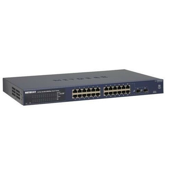 Netgear GS724T 24 Ports Manageable Ethernet Switch - Gigabit Ethernet - 10/100/1000Base-T