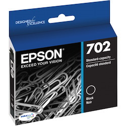 Epson DURABrite Ultra T702 Original Standard Yield Inkjet Ink Cartridge - Black - 1 Each