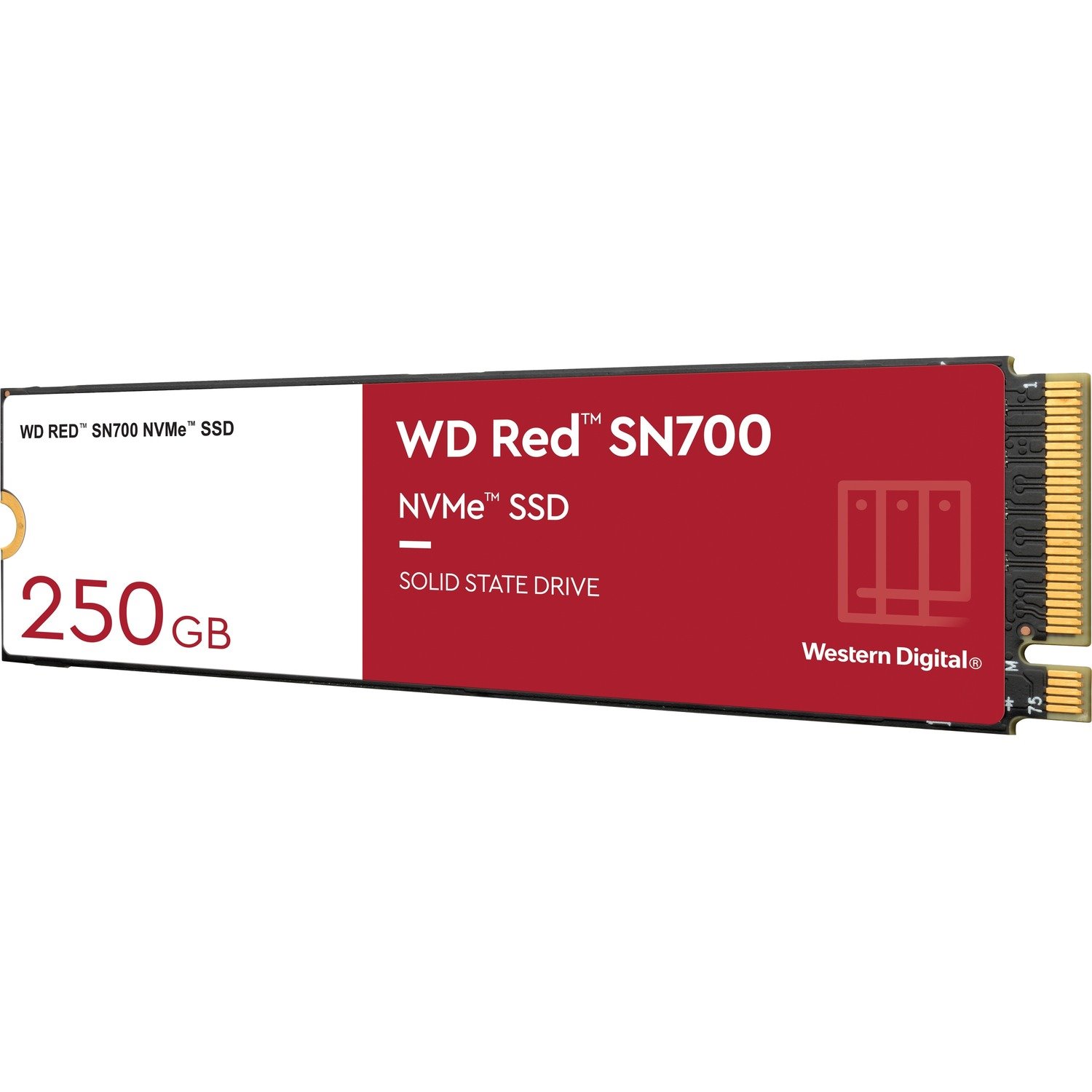 Western Digital Red S700 WDS250G1R0C 250 GB Solid State Drive - M.2 2280 Internal - PCI Express NVMe (PCI Express NVMe 3.0 x4)