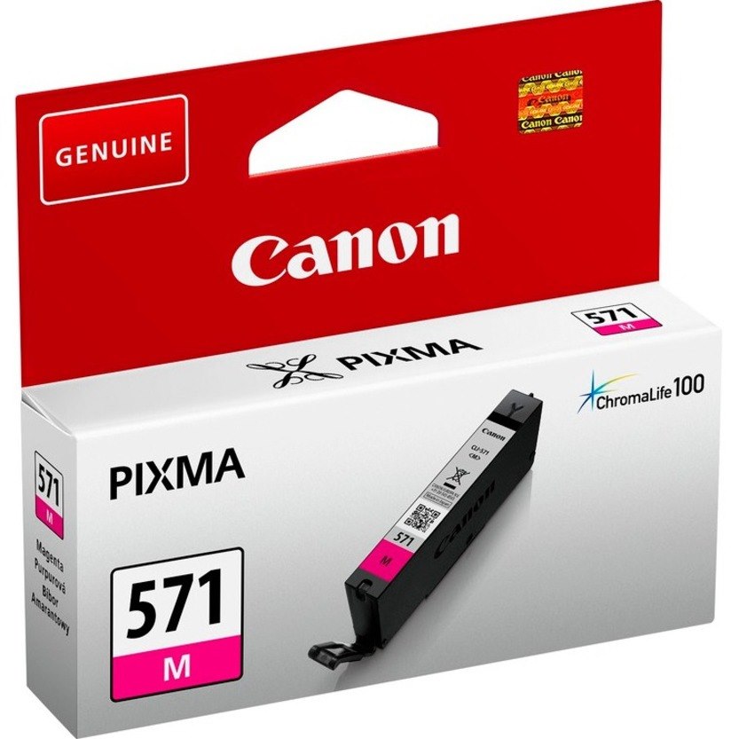 Canon CLI-571M Original Inkjet Ink Cartridge - Magenta - 1 / Pack