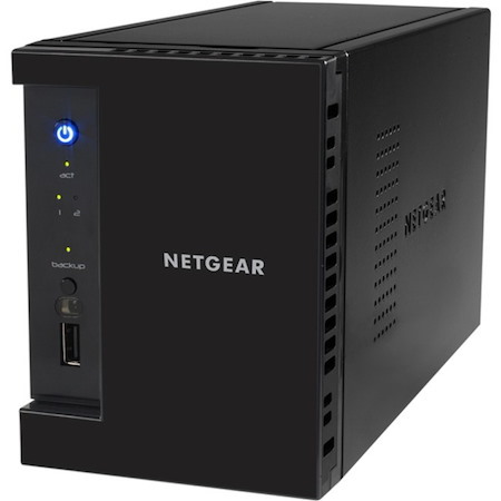Netgear ReadyNAS RN212 2 x Total Bays NAS Storage System - ARM Cortex A15 Quad-core (4 Core) 1.40 GHz - 2 GB RAM Desktop