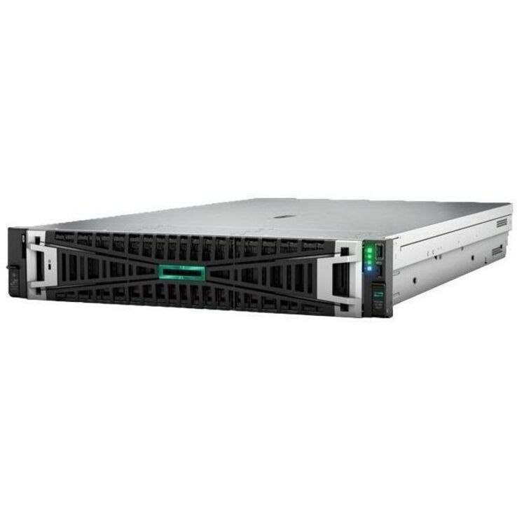 HPE ProLiant DL380 G11 2U Rack Server - 1 x Intel Xeon Silver 4510 2.4 GHz - 64 GB RAM - 4.8 TB HDD - (2 x 2.4TB) HDD Configuration - Serial ATA/600, 12Gb/s SAS Controller - Smart Choice