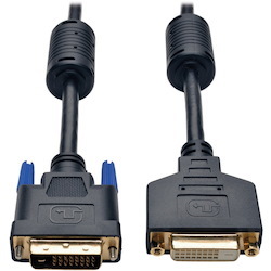 Eaton Tripp Lite Series DVI Dual Link Extension Cable, Digital TMDS Monitor Cable (DVI-D M/F), 10 ft. (3.05 m)