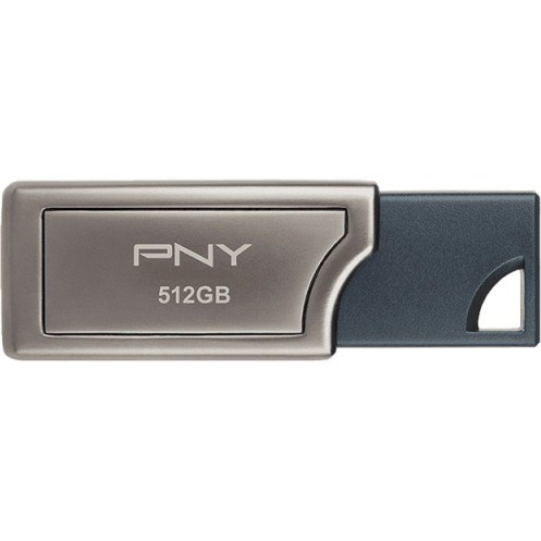 PNY PRO Elite 512 GB USB 3.2 (Gen 1) Type A Flash Drive - Grey