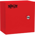 Tripp Lite by Eaton SmartRack Outdoor Industrial Enclosure with Lock - NEMA 4, Surface Mount, Metal Construction, 10 x 10 x 6 in., Red