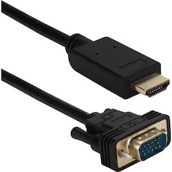 QVS 10ft HDMI to VGA Video Converter Cable