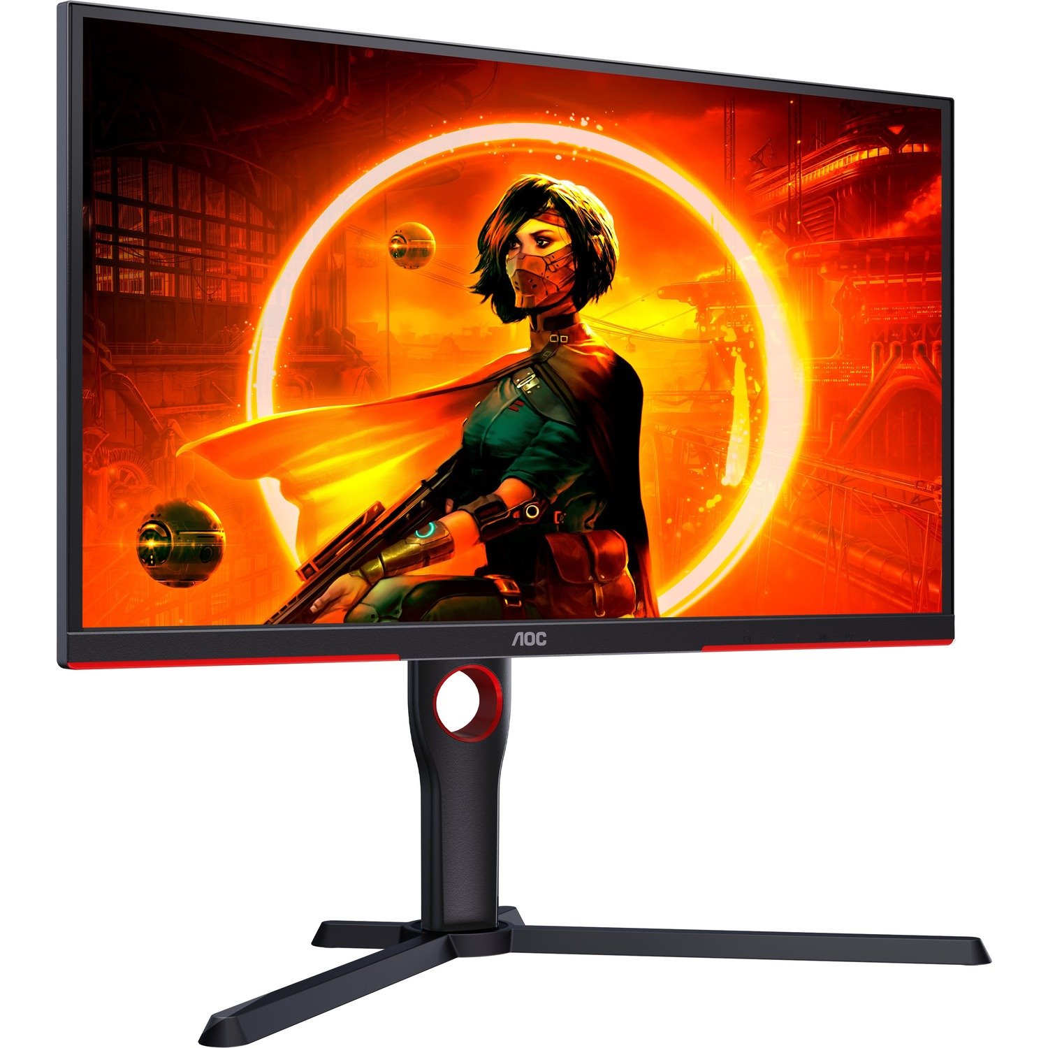 AOC 25G3ZM 25" Class Full HD Gaming LCD Monitor - 16:9 - Red, Black