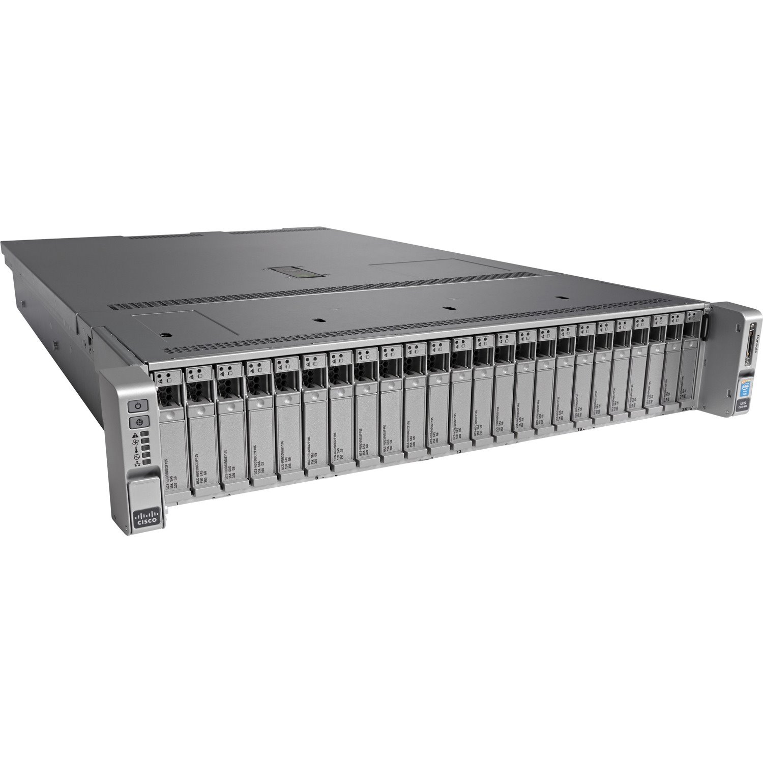 Cisco C240 M4 2U Rack Server - 2 x Intel Xeon E5-2620 v3 2.40 GHz - 128 GB RAM - 12Gb/s SAS Controller