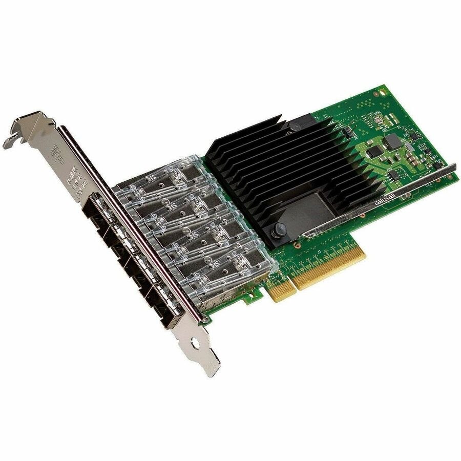 Intel 700 X710-DA4 10Gigabit Ethernet Card for Server - 10GBase-LR, 10GBase-SR, 1000Base-SX - SFP+ - Plug-in Card