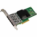 Intel 700 X710-DA4 10Gigabit Ethernet Card for Server - 10GBase-LR, 10GBase-SR, 1000Base-SX - SFP+ - Plug-in Card
