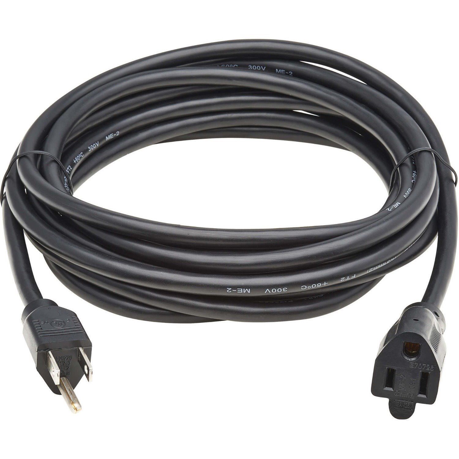 Eaton Tripp Lite Series Power Extension Cord, NEMA 5-15P to NEMA 5-15R - 13A, 120V, 16 AWG, 15 ft. (4.6 m), Black