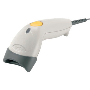 Zebra Symbol LS1203 Handheld Barcode Scanner - Cable Connectivity - White