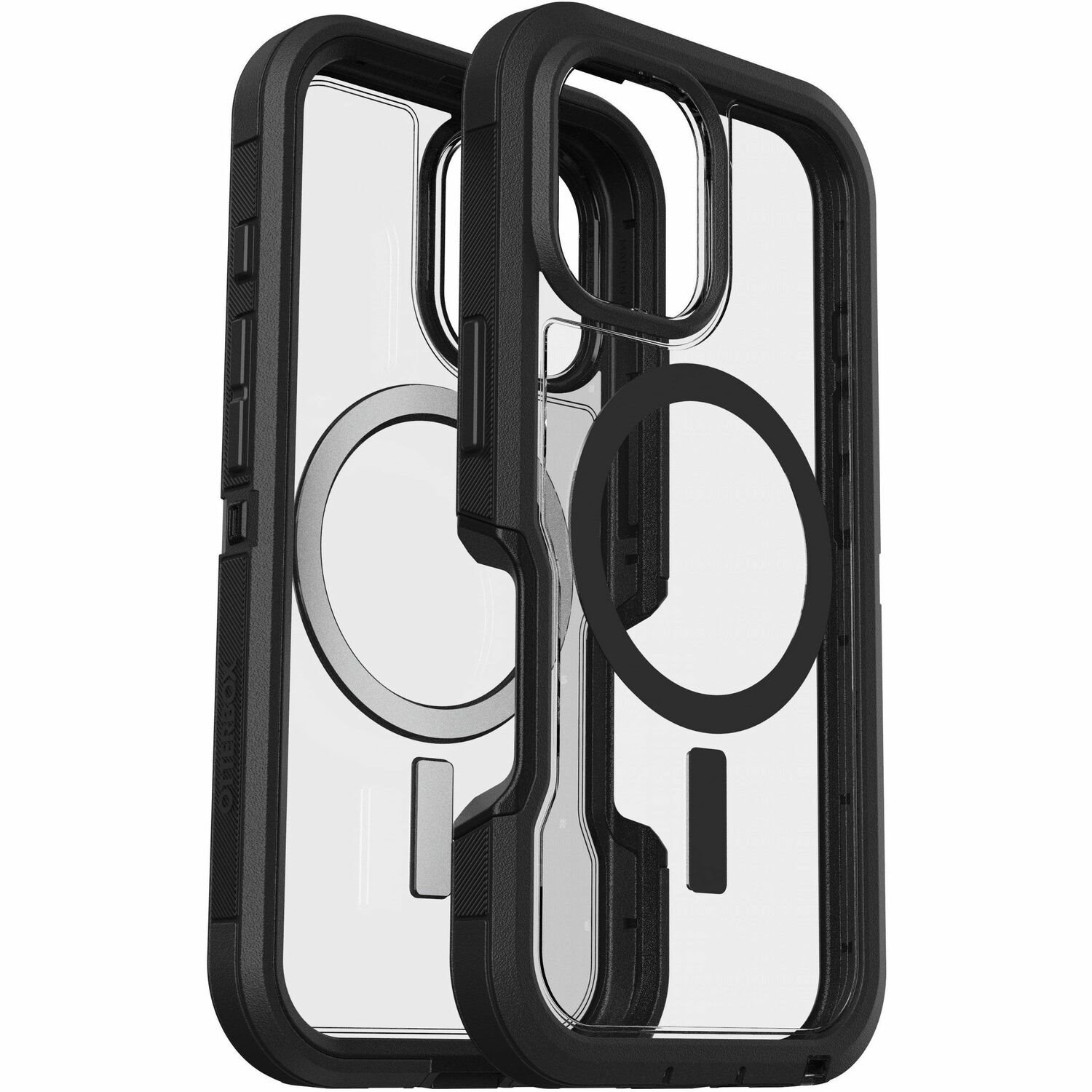 OtterBox Defender Series XT Rugged Case for Apple iPhone 16 Smartphone - Dark Side (Clear/Black) - 1 Pack - Retail