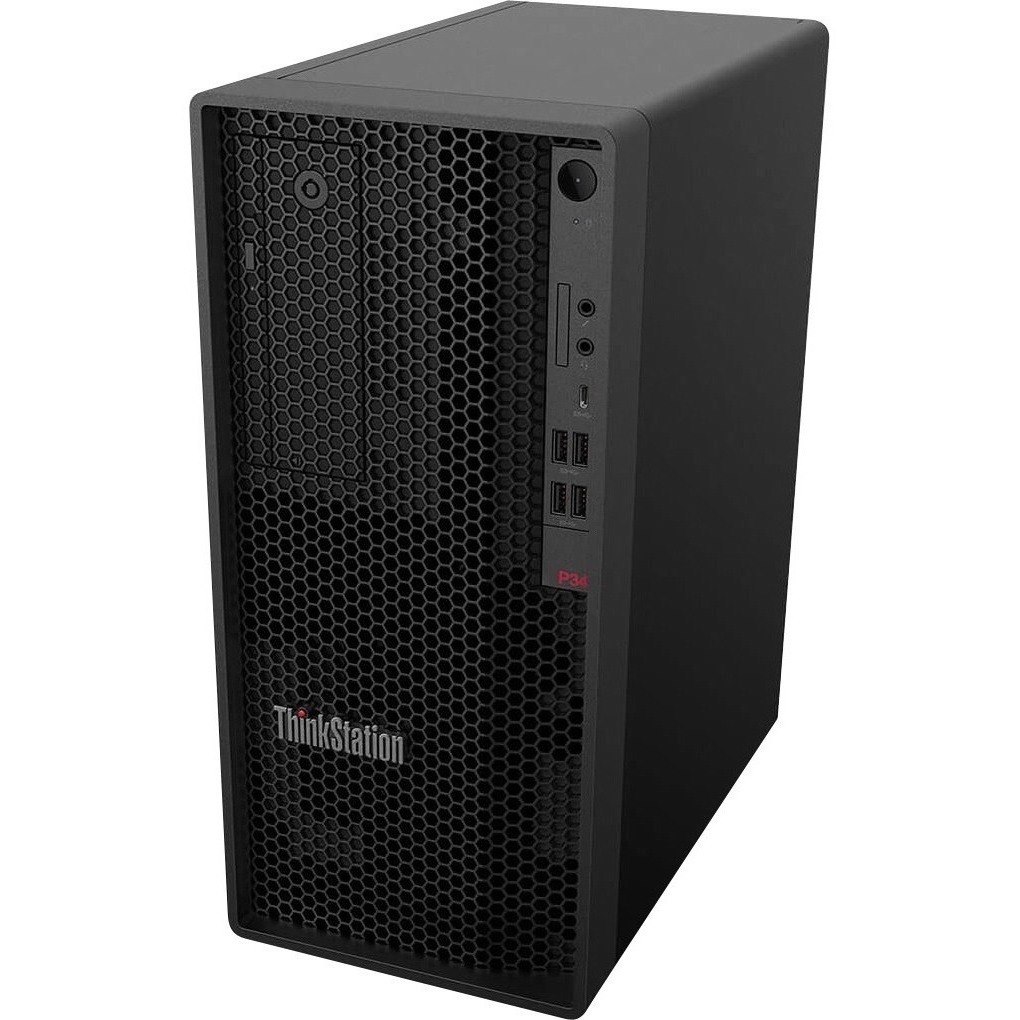 Lenovo ThinkStation P340 30DH00NUUS Workstation - 1 x Intel Core i7 10th Gen i7-10700 - 16 GB - 512 GB SSD - Tower