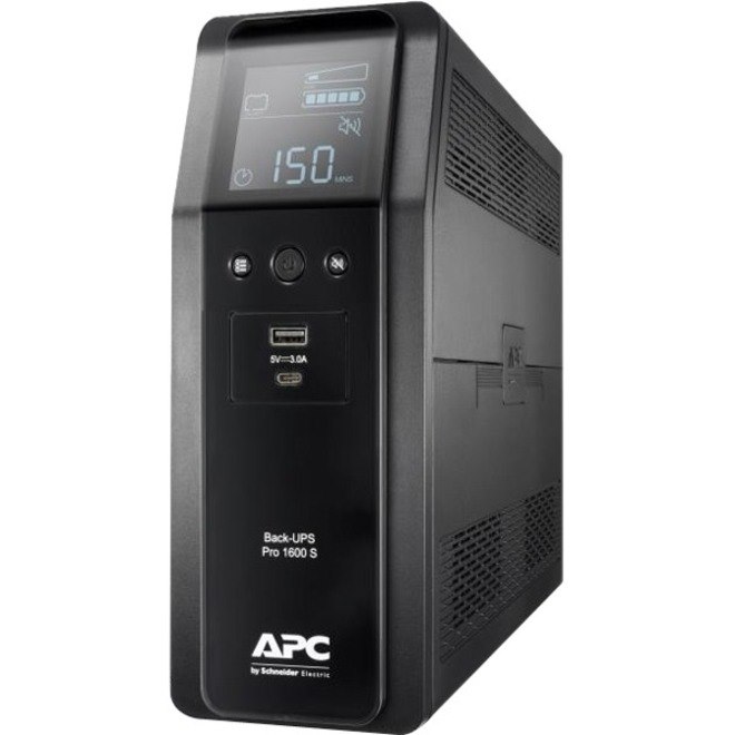 APC by Schneider Electric Back-UPS Pro BR1600SI 1600VA Tower UPS