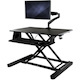 StarTech.com Sit-Stand Desk Converter with Monitor Arm - Up to 26" Monitor - 35&acirc;&euro; Wide Work Surface - Height Adjustable Standing Desk Converter