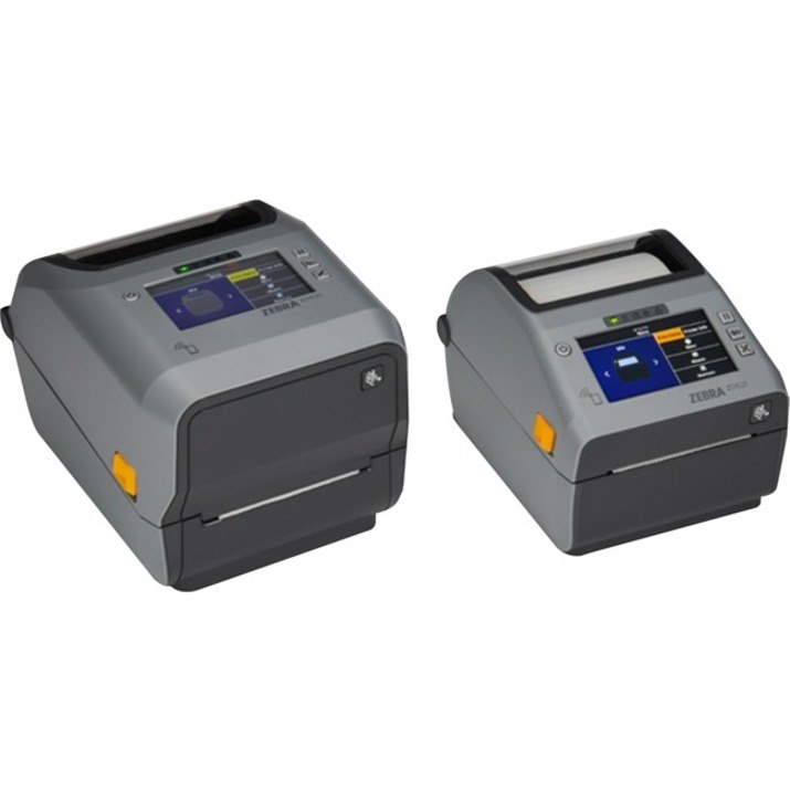 Zebra ZD621 Desktop Direct Thermal Printer - Monochrome - Label/Receipt Print - Ethernet - USB - USB Host - Serial - Bluetooth - EU, UK - With Cutter