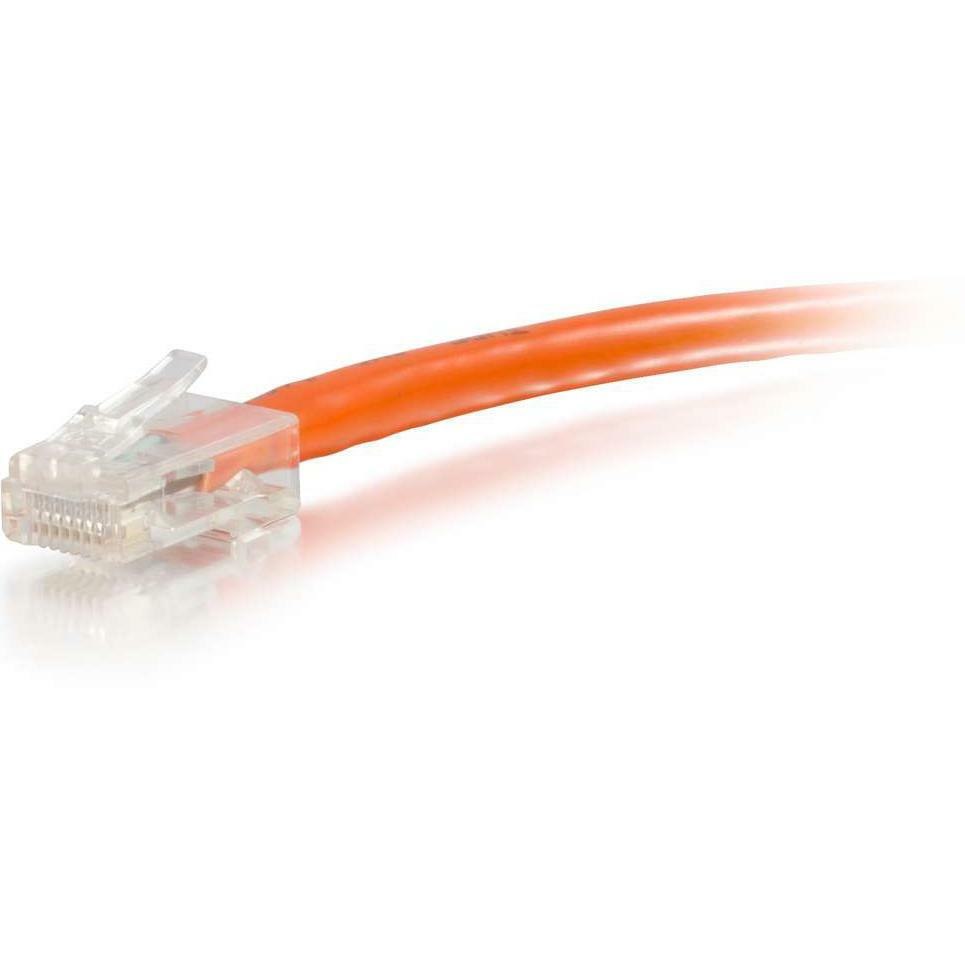 C2G 20 ft Cat6 Non Booted UTP Unshielded Network Patch Cable - Orange