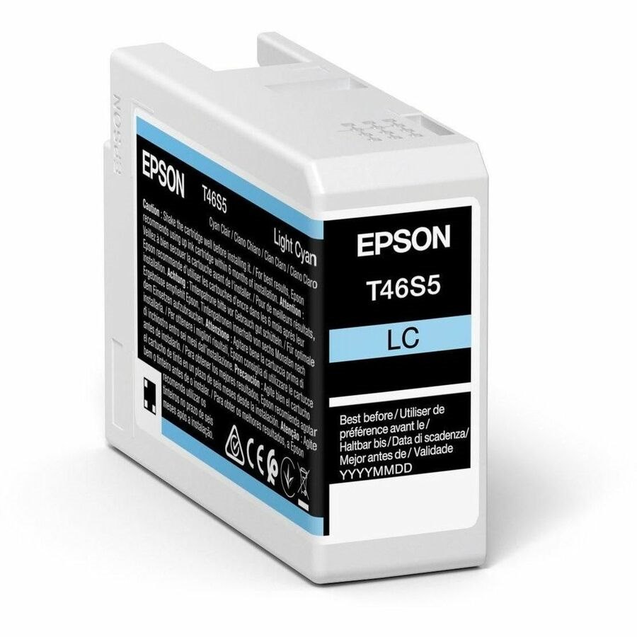 Epson UltraChrome PRO T46S5 Original Inkjet Ink Cartridge - Single Pack - Light Cyan - 1 Pack