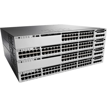 Cisco Catalyst 3850 WS-C3850-24P-S 24 Ports Manageable Layer 3 Switch - Gigabit Ethernet - 10/100/1000Base-T