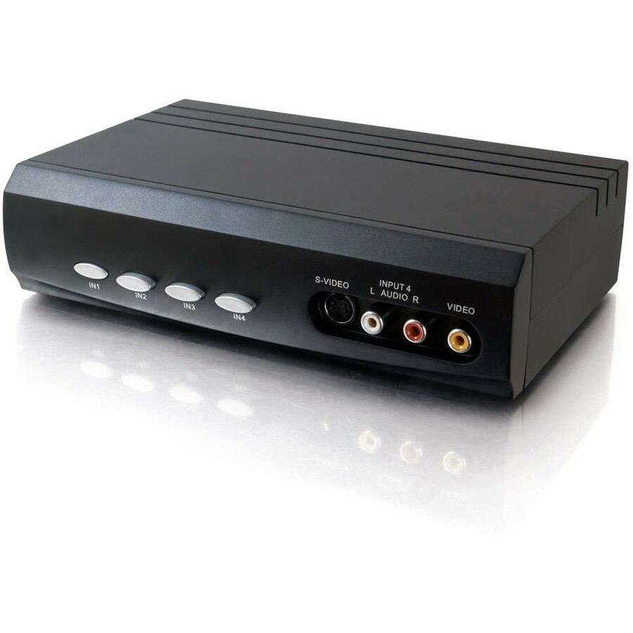 C2G 4x2 S-Video + Composite Video + Stereo Audio Selector Switch