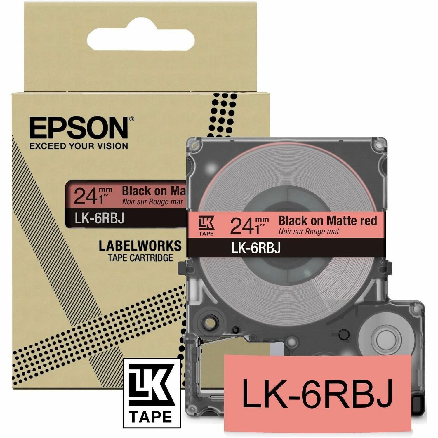 Epson LK-6RBJ Label Tape