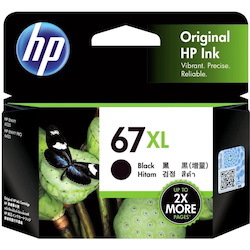 HP 67XL Original Inkjet Ink Cartridge - Black Pack