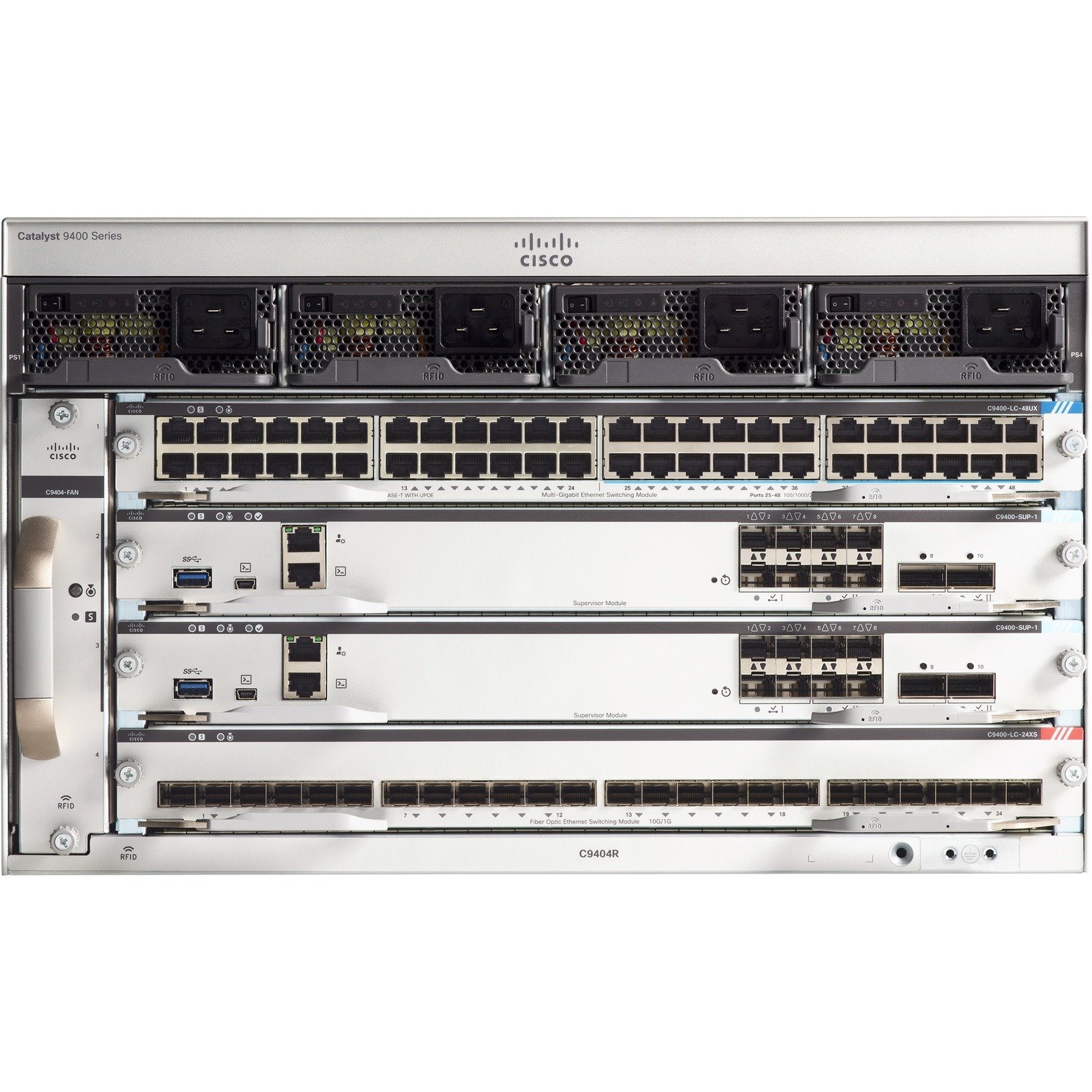 Cisco Catalyst 9400 C9404R Manageable Switch Chassis