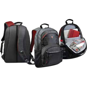 Port HOUSTON Carrying Case (Backpack) for 25.7 cm (10.1") to 39.6 cm (15.6") Notebook - Black