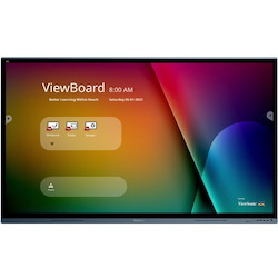 ViewSonic ViewBoard IFP7562 - 4K UHD Interactive Display with Integrated Software, 65W USB C, RJ45 - 350 cd/m2 - 75"