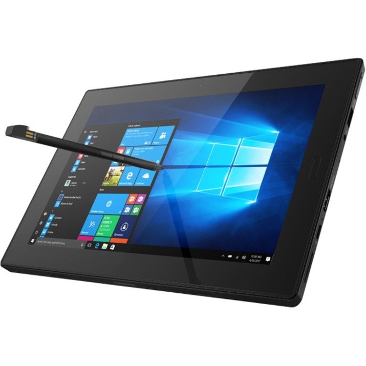 Lenovo Tablet 10 20L3000JUS Tablet - 10.1" - 4 GB - 128 GB Storage - Windows 10 Pro 64-bit - 4G - Black