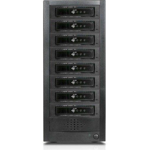 RAIDage JAGE9BT8HD-T7DE Drive Enclosure 12Gb/s SAS, SATA/600 - Mini-SAS HD Host Interface Tower - Black