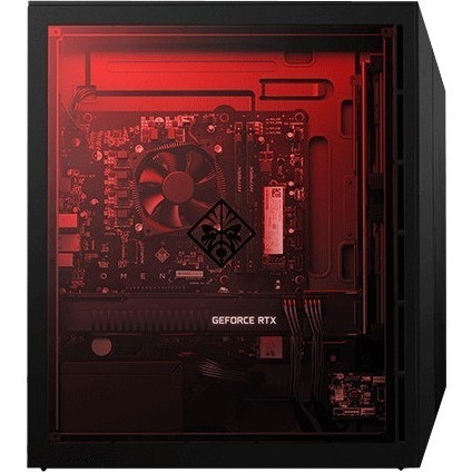 HP OMEN Obelisk 875-1000 875-1008na Gaming Desktop Computer - Intel Core i7 9th Gen i7-9700K - 16 GB - 2 TB HDD - 512 GB SSD - Shadow Black, Dark Chrome