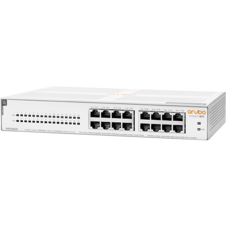 Aruba Instant On 1430 16 Ports Ethernet Switch - Gigabit Ethernet - 10/100/1000Base-T