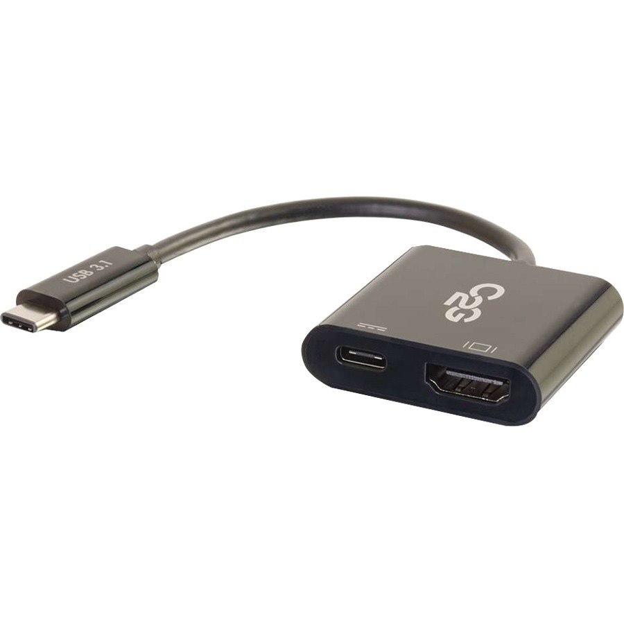 Adapteur USB-C vers HDMI 4K avec alimentation 60W