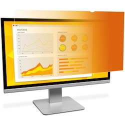3M&trade; Gold Privacy Filter for 27in Monitor, 16:9, GF270W9B