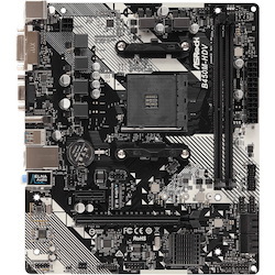 ASRock B450M-HDV R4.0 Desktop Motherboard - AMD B450 Chipset - Socket AM4 - Micro ATX