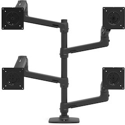 Ergotron Mounting Arm for Monitor, Notebook, LCD Display - Matte Black