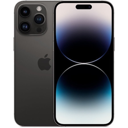 Apple iPhone 14 Pro A2890 512 GB Smartphone - 6.1" OLED 2556 x 1179 - Hexa-core (AvalancheDual-core (2 Core) 3.46 GHz + Blizzard Quad-core (4 Core) - 6 GB RAM - iOS 16 - 5G - Space Black
