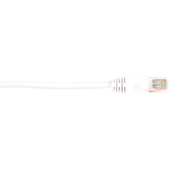 Black Box CAT6 Value Line Patch Cable, Stranded, White, 7-ft. (2.1-m), 25-Pack