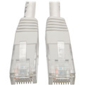 Eaton Tripp Lite Series Cat6 Gigabit Molded (UTP) Ethernet Cable (RJ45 M/M), PoE, White, 2 ft. (0.61 m)